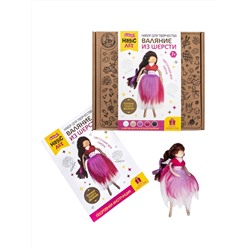 Игрушка своими руками «Цветочная фея Пиона». Валяние из шерсти