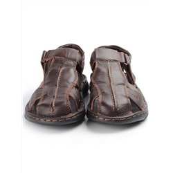 P2315-10 BROWN Сандалии мужские (натуральная кожа) размер