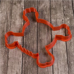 Вырубка для пряника  "Череп и кости" пластик, 11 см