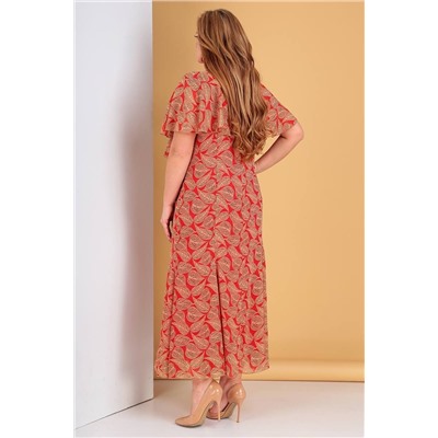 Liona Style 485 красный, Платье