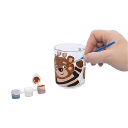 Кружка под роспись «Мишка» с красками