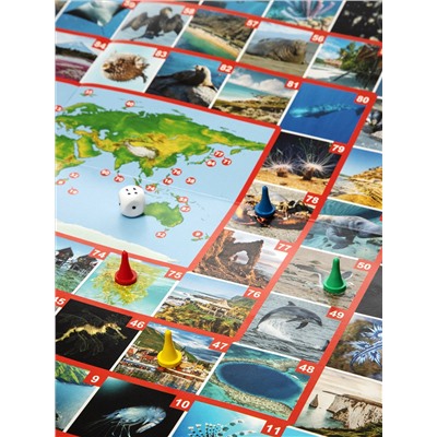 Настольная игра ходилка «По морям и океанам» фотовикторина