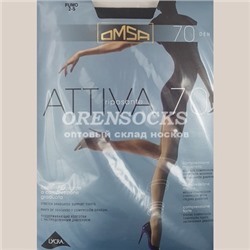 КОЛГОТКИ OMSA ATTIVA 70 DEN БОЛЬШОЙ РАЗМЕР, С ПОДДЕРЖИВАЮЩИМ ЭФФЕКТОМ 005