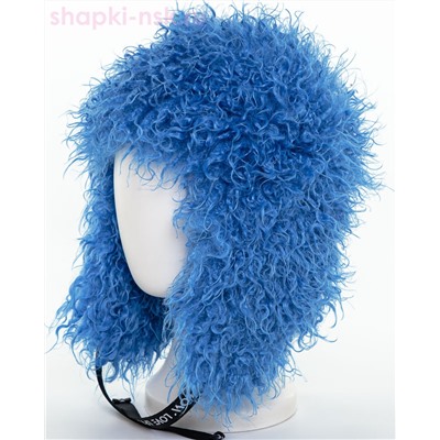 Лама экомех козлик Ушанка женская флис (56-57)