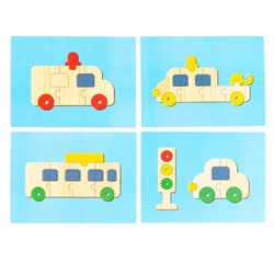 Пазл конструктор «Автотранспорт»