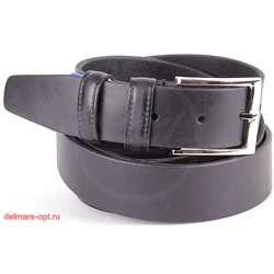 Ремень 35 мм BLACK TORTOISE взрослый 0130380001 ДЛИННЫЙ  (от 130 до 160см)  гладкий,  черный 112484