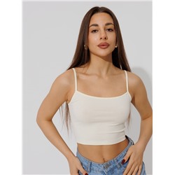 Женский топ на бретелях Lingeamo кремовый ЛТ-05 (131)