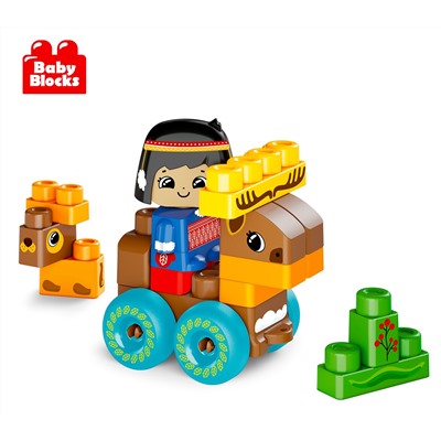 Конструктор пластиковый «Север» 21 деталь Baby Blocks