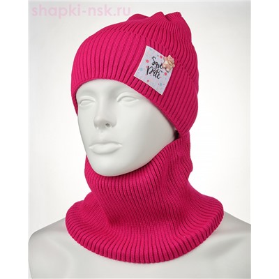 03-48-E Комплект флис (колпак+снуд) (46-50)