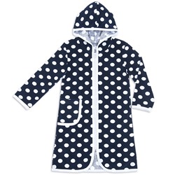 Халат велюровый с капюшоном