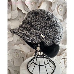 Фантазия букле мех.норка Кепка женская флис (56-58)