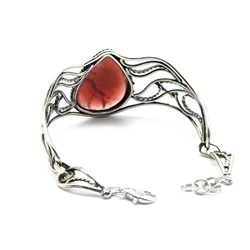 Браслет гранат "Капля", 17,5см