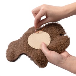 Мягкая игрушка из меха «Мишка» своими руками