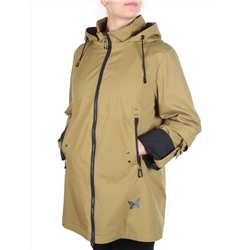F3921 KHAKI Ветровка женская CO-COCOPINE (85% хлопок, 15% полиэстер) размер 50 (идет на 56 российский)
