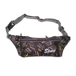 Сумка поясная серая Sport 18,5х10,5х3см SH 238021