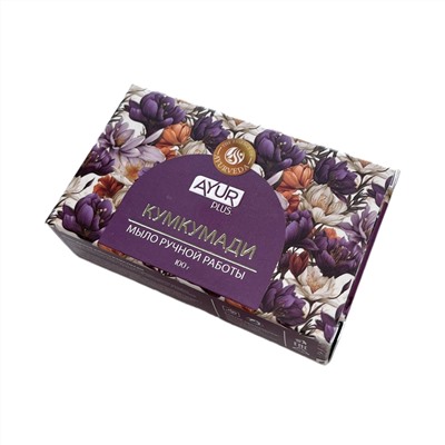 KUMKUMADI soap, Ayur Plus (Мыло ручной работы КУМКУМАДИ, Аюр Плюс), 100 г.