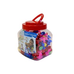 14 Конструктор  Присоска 50 дет. 12*14см / банка АКЦИЯ! СКИДКА 50%
