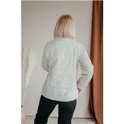 Стильная леди М-684 молочный, Куртка