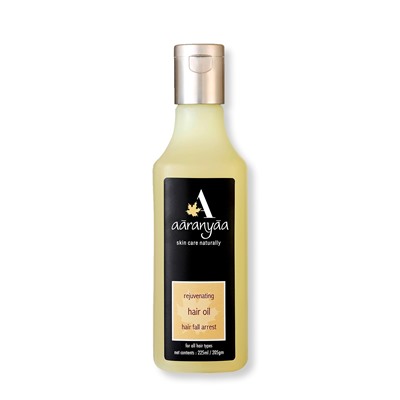 Rejuvenating HAIR OIL hair fall arrest, Aaranyaa (Омолаживающее масло для волос, против выпадения, Аараньяа), 225 мл. - СРОК ГОДНОСТИ ДО 31 ИЮЛЯ 2025 ГОДА