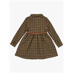 Платье UD 6846 хаки клетка