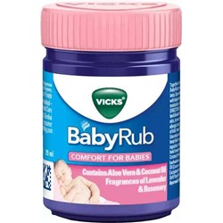BABYRUB Comfort For Babies, Vicks (БЭЙБИРАБ бальзам детский, Викс), 25 мл.