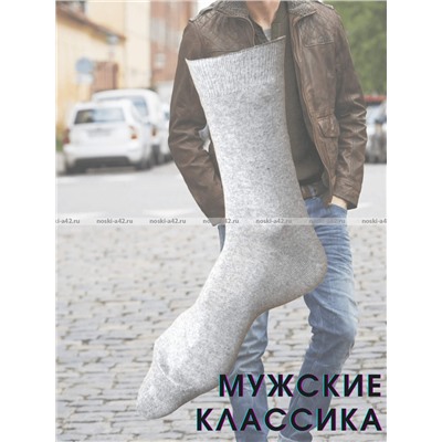 Легион носки мужские светло-серые