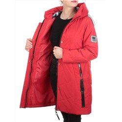 Z619-1 RED Пальто демисезонное женское (100 гр. синтепон) размер 50