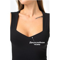 Женский трикотажный топ с вырезом Happyfox