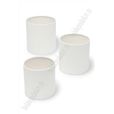 Коробки цилиндр 3 в 1, 16*16,5 см, белый