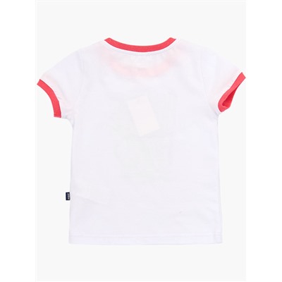 Футболка UD 3329 бел/коралл