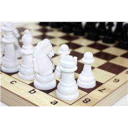 Игра настольная «Шахматы и шашки» пластмассовые (поле 29х29 см)
