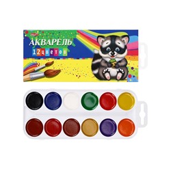 Краски акварельные 12цв. Profit б/кисточки / карт.упаковка КА-2774