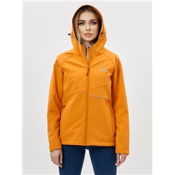 Ветровка MTFORCE женская softshell оранжевого цвета 22007O