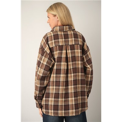 Рубашка женская в клетку Happyfox