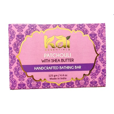 PATCHOULI with Shea Butter, Handcrafted Bathing Bar, Kai Essentials (ПАЧУЛИ с маслом ши, мыло ручной работы, Каи Эссеншиалс), 125 г.