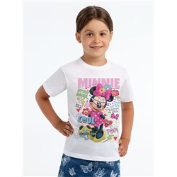 Футболка детская Minnie Covergirl, белая