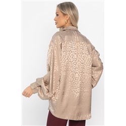 Рубашка атласная Все мысли о тебе (капучино) Б14503-7М