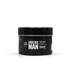 Greeko Man HAIR & BEARD CREAM, Vasu (Крем ДЛЯ ВОЛОС И БОРОДЫ, Для увлажнения и укладки бороды, Без Парабенов, Васу), 50 мл.