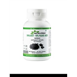 THE SHILAJEET - 10% FULVIC ACID Capsule, Alantra (Аюрведические капсулы ШИЛАДЖИТ (МУМИЁ) - 10% ФОЛИЕВАЯ КИСЛОТА, Алантра), 60 капс.