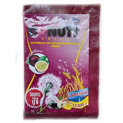 Total Fibely Plus Probiotics PASSION FRUIT Flavour, Donutt (Растворимая клетчатка с пробиотиками СО ВКУСОМ МАРАКУЙИ, Донатт), саше 20 г.