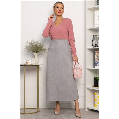 Юбка макси Алана (серая) Ю14255-6М