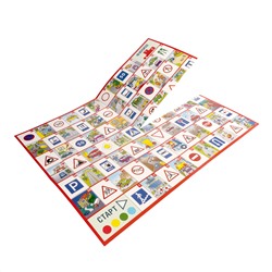 Игра настольная ходилка Викторина в картинках «Дорожные знаки»