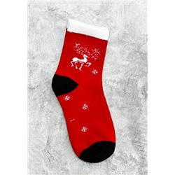 Детские носки 3-5 лет (15-18) см. "Christmas" Олень