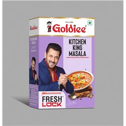 KITCHEN KING MASALA, Goldiee (Смесь специй КОРОЛЕВСКАЯ (китчен кинг), Голди), 100 г. - СРОК ГОДНОСТИ ДО 30 ИЮНЯ 2025 ГОДА