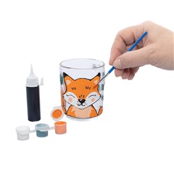 Кружка под роспись «Лисичка» с красками