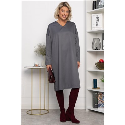 Платье Хюгге (темно-серое) П14121-25М