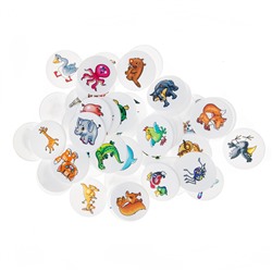 Лото с пластиковыми фишками «Ребятам о зверятах»