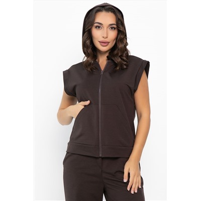 Жилет Хэрис (горький шоколад) Б14141-25М