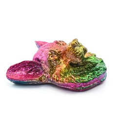 Фигурка из Висмута "Голова собаки", 51*56*26мм.