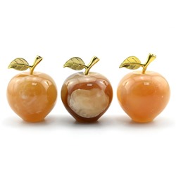 Яблоко из оникса желтого 60*60*75мм